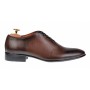 Pantofi barbati office, eleganti din piele naturala maro, 026M